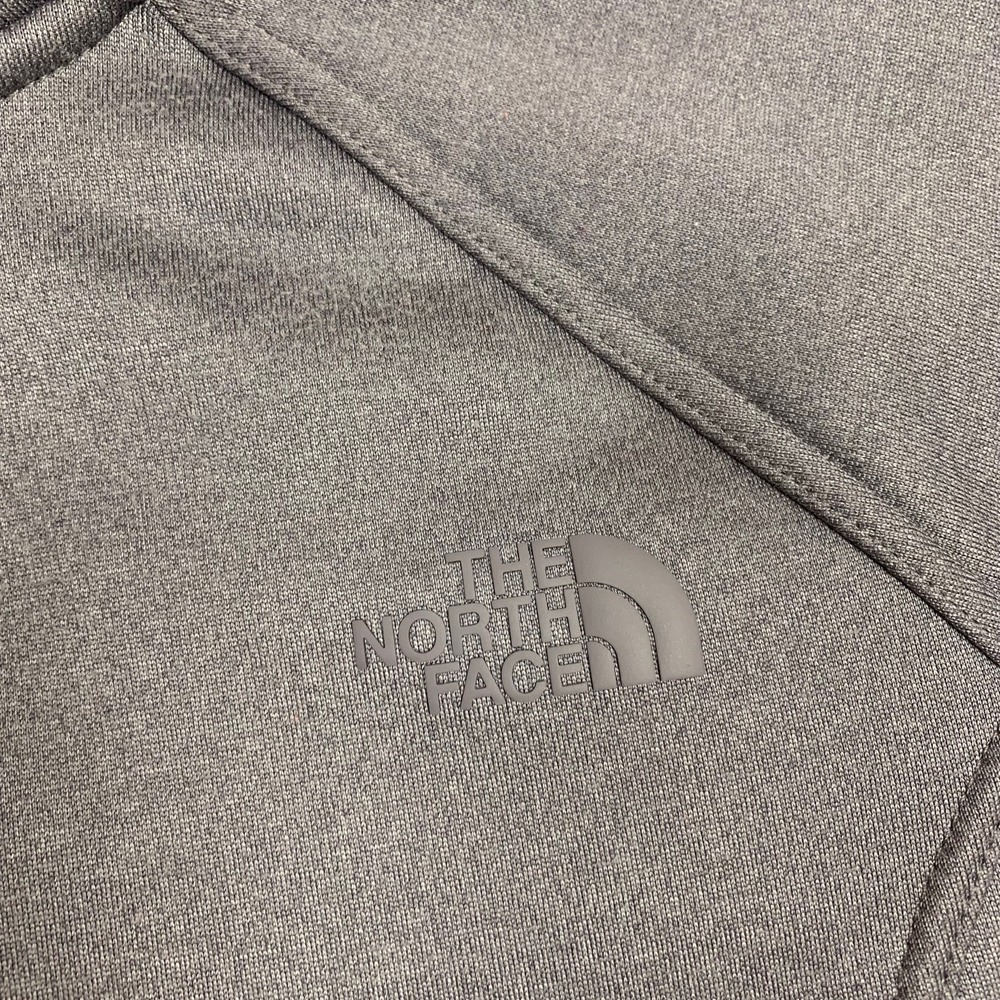 The North Face Fleece Jacket Womens M Gray Full Zip Mock Neck Softshell SOFT - Picture 2 of 10